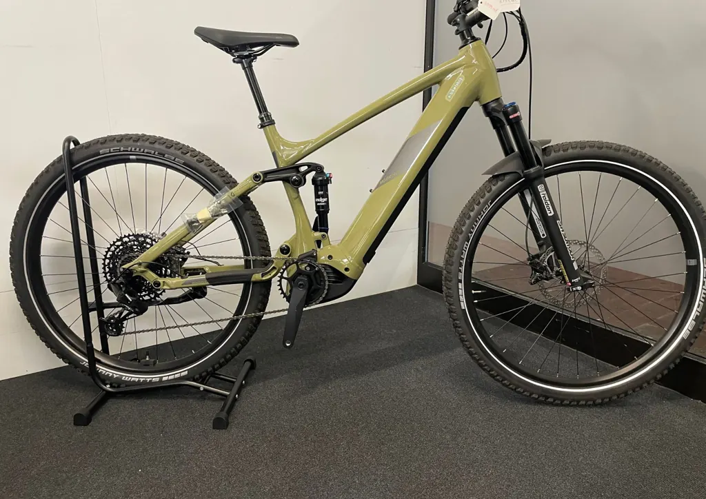 Morrison E-Mountainbike Fully in Olivgrün bei Kraft Bike Plochingen